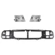 RANGER 98-00 HEADER PANEL 3-pc Kit Thermoplastic and Fiberglass with Headlight