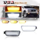 For 01-04 Toyota Tacoma Clear Switchback Amber LED Signal Parking Bumper Lights
