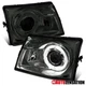 Fit 1998 1999 2000 Ford Ranger Smoke LED Halo Projector Headlights Lamps 98-00