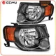 For 2008-2012 Ford Escape Headlights Assembly Black Housing Left+Right Pair