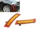 Amber Lens Front Bumper Side Marker Reflector Lamps For 2011-2013 BMW E70 X5 LCI