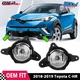 2018-2019 Fog Lights Clear Bumper For Toyota C-HR w/ Wiring+ Switch Driving Lamp