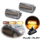 For Honda Civic Acura RSX Integra Sequential Amber LED Clear Side Marker Lights