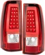 Tail Lights For 2003-2006 Chevy Silverado 1500 2500 3500 Red LED Right & Left