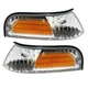 For 98-11 Crown Vic Park Corner Light Turn Signal Marker Lamp Assembly Set PAIR