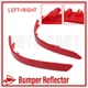 Pair Bumper Reflector Set For 2014-2015 Kia Optima Rear Driver & Passenger Side