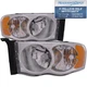 Headlights CAPA For 2002-2005 Dodge Ram 1500/2500/3500 CH2502135 CH2503135