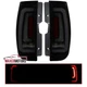 Black/Smoke Tail Light Fits 2007-2014 Chevy Tahoe Suburban LED Sequential Signal