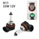 2X For Philips H11 55W Bulb Long Life Version High Performance Headlight