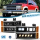 LED Headlight DOT Bumper Turning Lamp for Chevy Tahoe Limited Sport Utility 2000