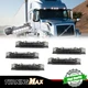 5X Smoked White Cab Roof Marker Lights For Volvo 2004 VN/2003-2020 VNL Truck,etc