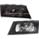 Headlight Set of 2 Left & Right Side for 2003-2004 Mercury Marauder Base