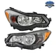 Left&Right For 2012-2015 Subaru Impreza & 2013-2016 Crosstrek Headlight Headlamp