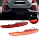 For Honda Civic Hatchback/4DR LED Red Bumper Reflector Reflector Tail Stop Light