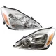 Headlights Set Halogen Fits 2004-2005 Toyota Sienna