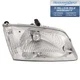 Headlight Right Passenger Side Halogen Fits 2000-2002 Mazda 626 MA2503143 Chrome