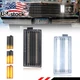 2X Clear Dynamic LED Front DRL Turn Signal Lights For 1978-1979 Chevy El Camino