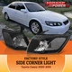 For 2000-2001 Toyota Camry JDM Black Corner Lamps Driving Turn Signal Lights Set