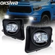LED Fog Lights For 2014-2018 2019 2020 2021 Toyota Tundra Front Pair Bumper Lamp
