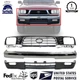 Front Bumper Chrome + Grille + Valance Textured For 1995-1997 Toyota Tacoma 4WD