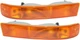 CAPA For 2003-2023 Savana 2500 Parking Light Amber Plastic SET PAIR