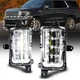 Pair LED Fog Light For GMC Yukon/ Yukon XL 2021 2022 2023 Front Bumper Fog Lamp