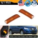 2PCS OE-Style Amber Lens Front Fender Side Marker Lights For 2009-2017 VW Tiguan