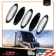 For Freightliner Cascadia OE-Fit Smoked White LED Roof Clearance Marker Light 5x