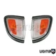 Left Right Pair Black Marker Signal Lights for 1995-1996 TOYOTA TACOMA 2WD