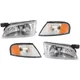 Headlight Corner Light Kit For 1998-1999 Nissan Altima Left and Right With Bulb
