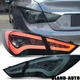 Pair Fits Hyundai 2011-2014 Sonata Smoked Tail Lights with LED DRL Rear Lamps