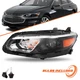 For 2016-2018 Chevy Malibu Headlight Halogen Driver Left Side Projector Headlamp