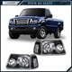 For 2001-2011 Ford Ranger Black Clear Lens Left+Right Pair Headlights Assembly