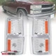 Fits 1994-1998 Chevy C/K 1500 2500 3500 Tahoe Clear Signal 94-98 Corner Lights