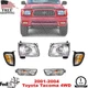 Front Headlights + Parking Lamp + Signal Light LH & RH For 2001-04 Toyota Tacoma