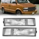 For Chevy Astro Van GMC Safari 95-05 Marker Parking Lights Bumper Signal Lamps