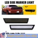 2PCS Dynamic LED Rear Smoked White Side Marker Light For Dodge Challenge 08-14 W