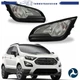 For Ford EcoSport 2018-2022 Fog Light LH+RH Front Bumper w/ Lamp Cover Bezel