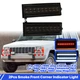 2X Smoked LED Bumper DRL Signal Front Corner Light For 1984-1990 Jeep Wagoneer