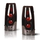 Tail Lights for C/K 1500/2500/3500 1988-1998 1 Pair Smoke Lens Black Housing