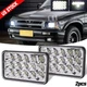 Pair 4x6" LED Headlights High/Low Sealed Beam DOT Fit Chevy S10 Blazer 1994-1997