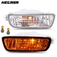 HECASA Left+Right Side Front Bumper Turn Signal Lights For Toyota Tacoma 01-04