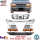 Front Bumper Chrome Kit + Headlights + Corner Lights For 1998-2000 Ford Ranger