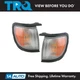 TRQ Corner Marker Light Set Fits 1996-1999 Nissan Pathfinder NI2550130 NI2551130