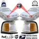 Corner Light Left & Right Side Set of 2 For 1990-1993 Oldsmobile Cutlass Ciera S