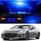 For Subaru BRZ BR-Z Premium Xenon Blue LED Light Lamp Bulb Interior Package Kit