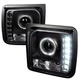 Spec-D Tuning LHP-CHKE97JM-RS Halo Projector Headlight with LED for 97 to 01 ...