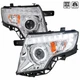 SPEC-D TUNING 2LHP-EDG07-TM | FORD EDGE PROJECTOR HEADLIGHT CHROME HOUSING 07-10