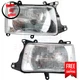 Headlight Set of 2 Halogen Left & Right Side for 1995-1998 Toyota T100 SR5