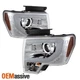 Fits 13-14 Ford F150 F-150 (W/HID Models) "DRL LED Tube" Projector Headlights